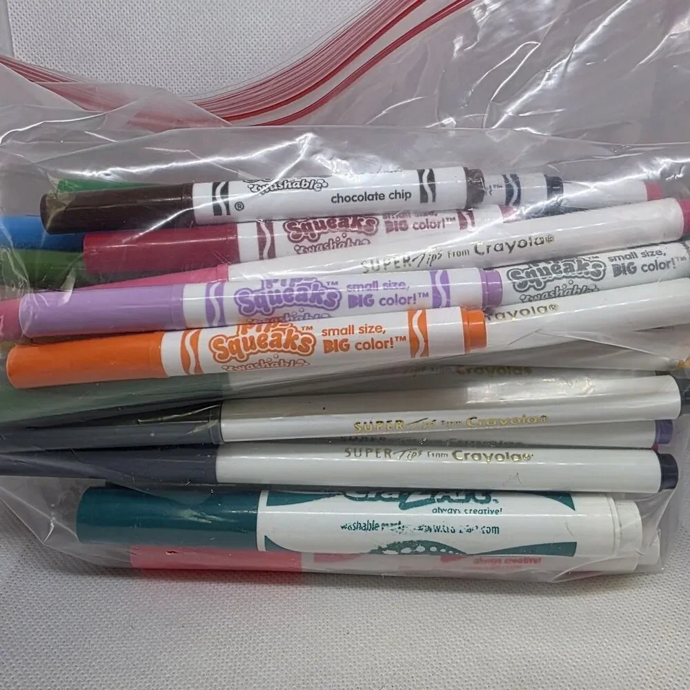 Lot 105 Various Markers - Crayola / Pip Squeaks / Mr Sketch / CraZart